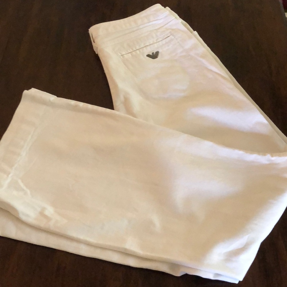 Armani white jeans